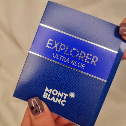 سمپل مون بلان اکسپلورر اولترا بلو ( mont blanc explorer ultra blue sample )