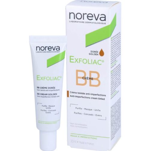 بی بی کرم اکسفولیاک نوروا گلدن ( NOREVA-Exfoliac BB Cream Golden  )