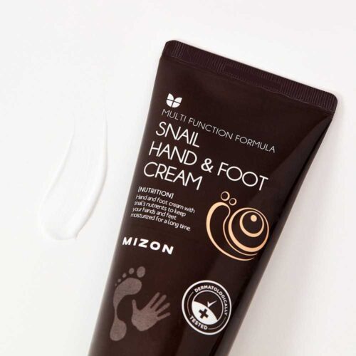 کرم دست و پا حلزون میزون ( MIZON-snail hand and foot cream ) - Image 2