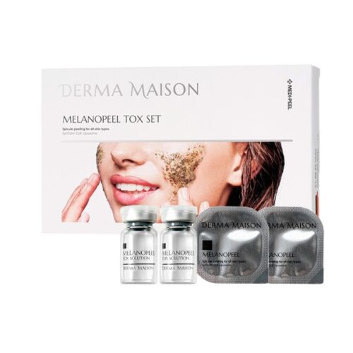 پک ماسک لایه بردار روشن کننده مدیپیل ( MEDIPEEL-Derma Maison Melanopeel Tox Set )